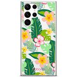 ERT GROUP mobiel telefoonhoesje voor Samsung S22 ULTRA origineel en officieel erkend Babaco patroon Flowers 019 optimaal aangepast aan de vorm van de mobiele telefoon, gedeeltelijk bedrukt