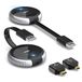 AIMIBO Émetteur et récepteur HDMI sans fil, 4K / 5G HDMI sans fil Transmetteur et récepteur 50M Distance avec antenne externe pour streaming TV, production multi-caméras
