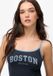 Superdry - Athletic Essentials Cami Top Femme Bleu