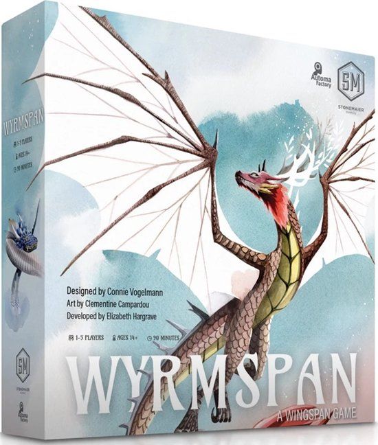 Wyrmspan - Engelstalig Bordspel - Stonemaier Games - Strategisch spel - 14+