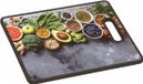 Kesper Planche à découper et à servir Healthy Kitchen, 38x30x1.1cm, Plastique, Multicolore