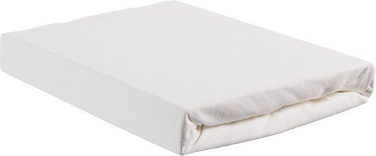 Beddinghouse Jersey hoeslaken - Tweepersoons - 140x200/210/220 - Wit