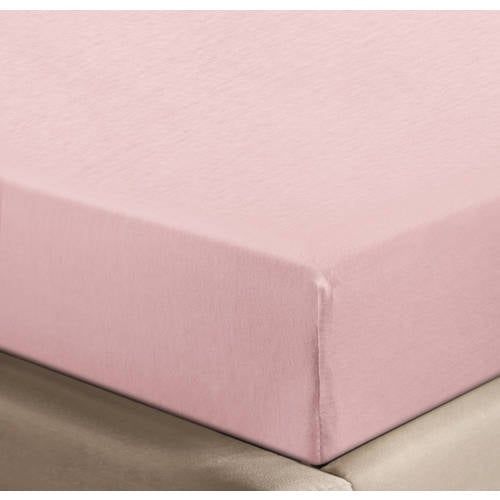 NOUS Living jersey hoeslaken - lichtroze