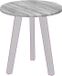 Non-branded Tabletop Processed Wood - Round Outdoor Tabletop - Terrace Furniture - Weather-resistant Design - 40 x 40 x 15 cm