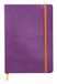 Rhodia Softcover Notitieboek – A5 – 160 Bladen – Gelijnd – Ivoorkleurig Papier - 90 g - Paars