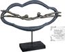 Casablanca Design Sculptuur "Love is in the air" koppel in een grijze wolk op zwarte sokkel