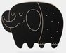Milin Toys Krijtbord Olifant - Educatief speelgoed - Montessori speelgoed - Motoriek - Hout - Zwart