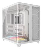 CORSAIR AIR 5400 LX-R RGB iCUE LINK Boîtier PC Miditour – Blanc