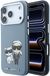 Karl Lagerfeld coque pour iPhone 18 Pro - MagSafe - bleu clair