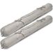Beautissu Zugluftstopper Viento, 120x10x10cm, gris clair, set de 2