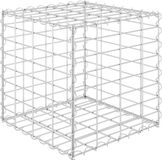 vidaXL Gabion plantenbak verhoogd kubus 40x40x40 cm staaldraad
