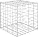 vidaXL Gabion plantenbak verhoogd kubus 40x40x40 cm staaldraad