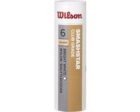 Wilson Shuttle Badmintonshuttle Polyester Wit 6 stuks