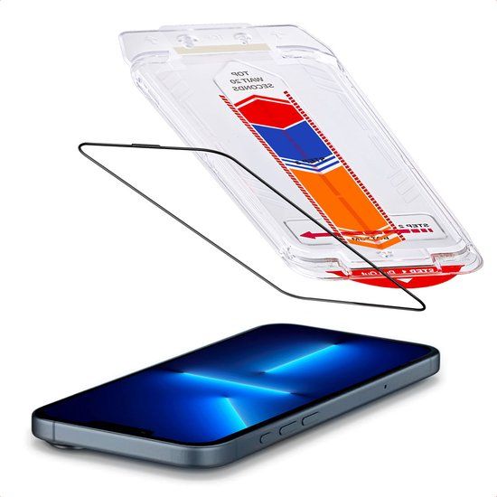 Accezz Screenprotector - Geschikt voor Apple iPhone 14 Plus / 13 Pro Max - Glas Screenprotector met Anti-dust Applicator