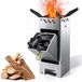 Merkloos Rocket Stove 3 mm Staal Buiten