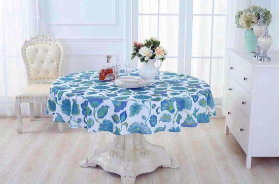 SB Tafelkleed 180 cm Rond - Wit - Polyester