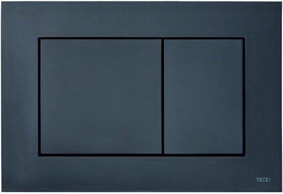 Tece Now Bedieningsplaat voor Duospoeltechniek - Zwart Glans