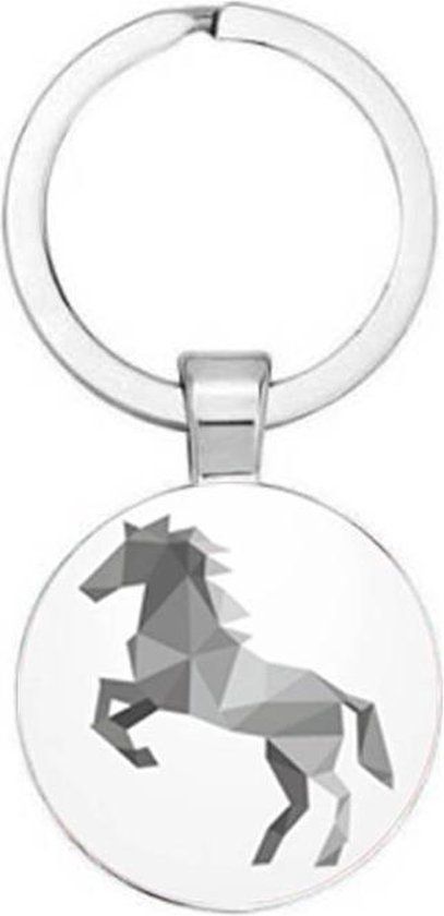 Akyol - Horse Keychain - Horses - Animals - Riders - Nice gift for horse lovers - 2.5 x 2.5 CM