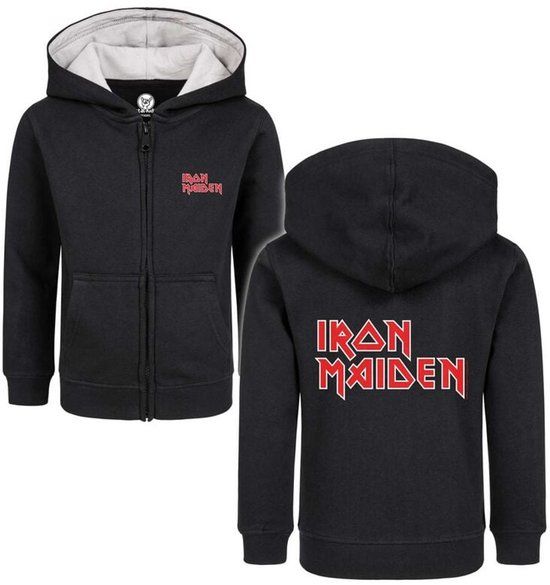 Iron Maiden Metal-Kids - Logo Kinder vesten zwart Biologisch katoen