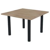Quadrifoglio Vergadertafel met vierkant blad 110x110 cm