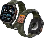Spigen WBF0 Bandje Geschikt voor Apple Watch 1/2/3/4/5/6/7/8/9/10/11/SE/Ultra 49MM / 46MM / 45MM / 44MM / 42MM - Groen