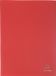 Exacompta 10x OPAK showalbum PP 5/10e - heldere tassen - 50 tassen - 100 zichten - A4 - Rood - 8855E