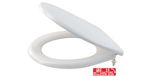 Alcadrain Sièges de toilette - Siège de toilette, Duroplast, Antibactérien, SoftClose, Blanc A604