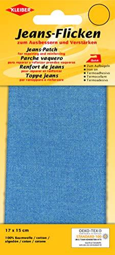 Kleiber Co.GmbH Jeans strijkpatch, polyester, blauw, 15x17 cm