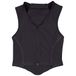 PFIFF 102842 'Beschermengel' rugbeschermer voor kinderen, maat XL, zwart/roze