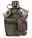 Mil-Tec Us veldfles van kunststof met tas inclusief aluminium beker Woodland, meerkleurig, 22 x 11,5 x 8,5 cm