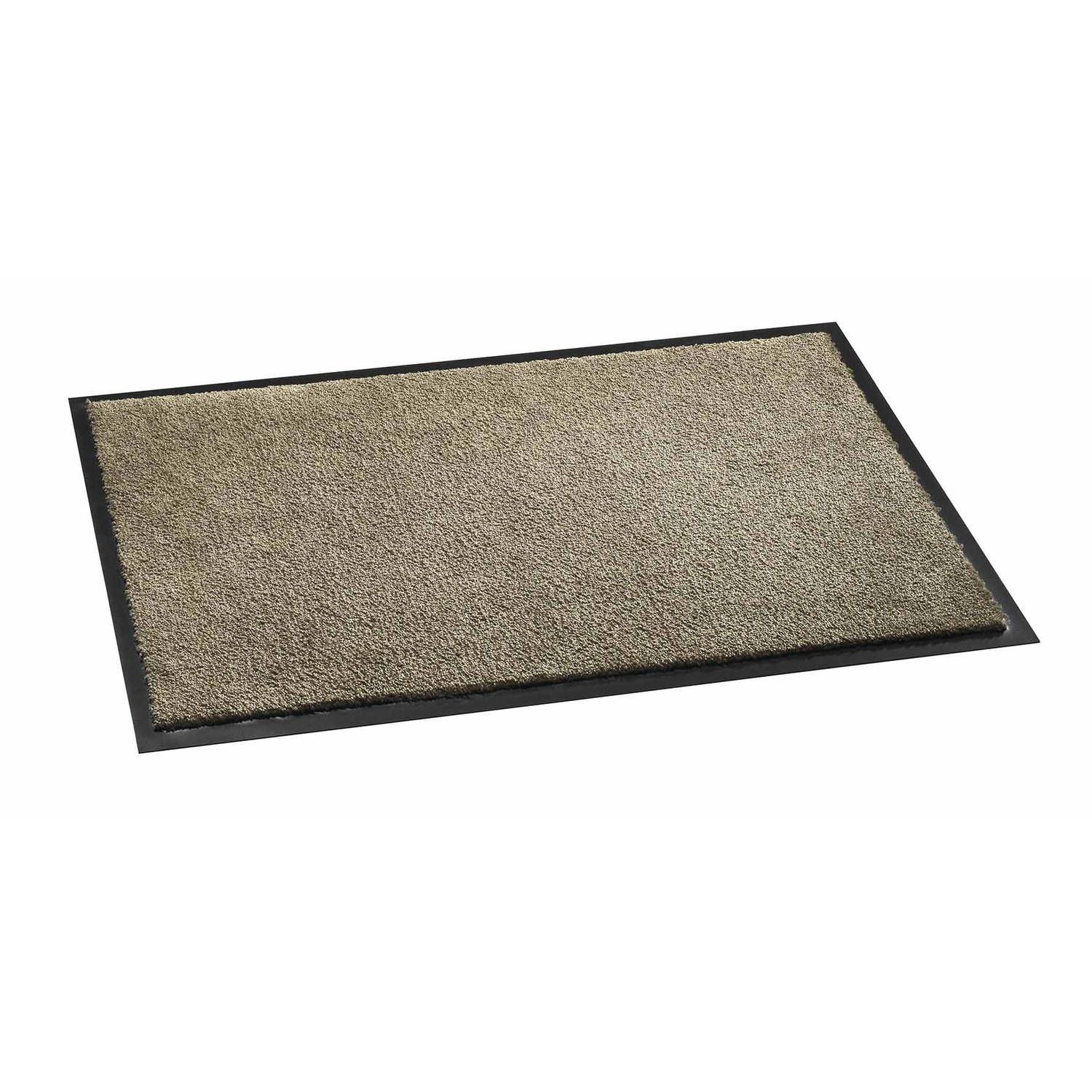 M.D. Soft&Clean Schoonloopmat - Taupe - 40x60 cm