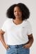 Levi's T-shirt à encolure en V (grande taille) - Femme - 4X - Blanc / Bright White