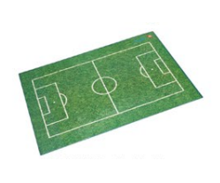 Läufer 46654 Bureauonderlegger - groen - 40 x 53 cm - voetbalveld