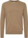 Blend DK Company A/S Trui Blend Heren Lange Mouw Ronde Hals Effen Polyester Bruin XXL