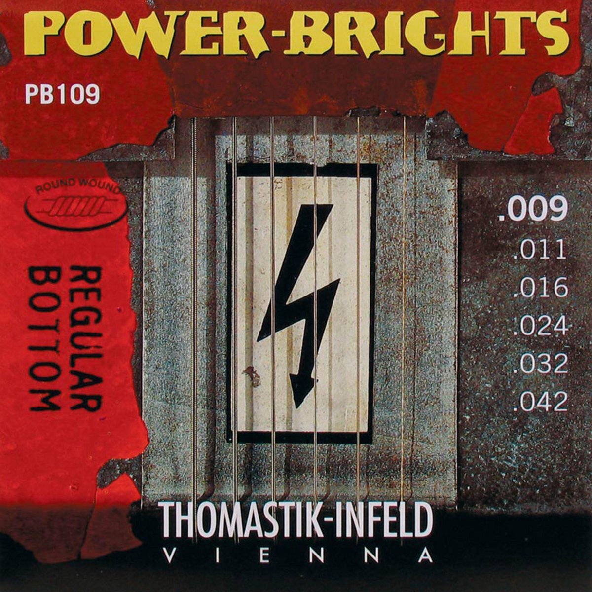 Thomastik PB109 E-snaren 09-42 Power Brights light