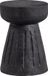 WOOOD Borre Kruk - Hout - Zwart - 40x28x28