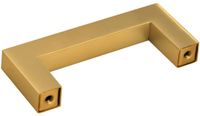 vidaXL Handvatten 10 stuks 64 mm roestvrij staal goudkleurig