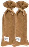 Meyco Kruikenzak Basic Badstof - Set van 2 - Toffee