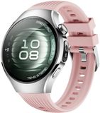Strap-it Siliconen bandje met 'perfect fit' aansluiting - geschikt voor Huawei Watch 5 - 42mm (roze)