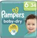 Pampers Baby-Dry luiers - Maat 6 (13-18kg) - 34 stuks
