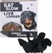 Eat Slow Live Longer Inzetstuk voor Anti-schrok Voerbak - L - Voerpuzzel - Slowfeeder voor Honden - Grijs - Gobble Stopper