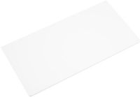 Saniclass Tops Topblad - 100x1.2x46cm - afgeronde hoeken - mat wit