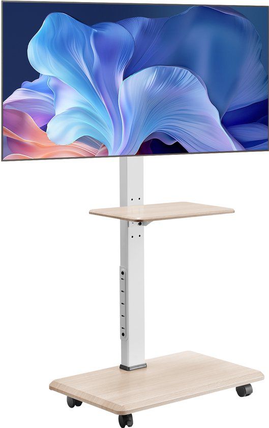 Vevor Rollende TV-standaard voor 812,8-1778mm TV's Hoogteverstelbaar