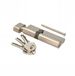 KOTARBAU Cylindrisch slot 35/50mm met 3 sleutels - Nikkel