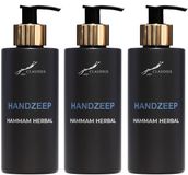 Claudius Cosmetics B.V. Hammam Herbal Handzeep 300 ml - Gouden Pomp - 3 Stuks
