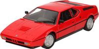 Welly Modelauto BMW M1 rood - Schaalmodel 1:24