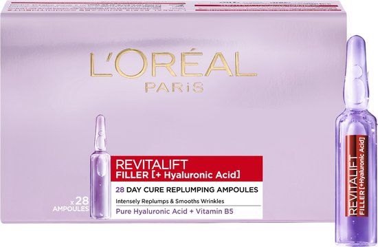 L'Oréal Paris Revitalift Filler Hyaluronzuur Ampullen - 28 stuks