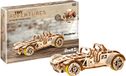 Revell 00615 - Tiny Adventures - Roadster - 1:32 Schaal Houten Model Kit - met Pull Back & Go Motor - Lengte 16,6cm