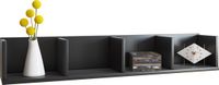 VCM Houten wandplank Hangende plank Wandplank Plank Honsa Zwart