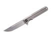 WE Knife Syncro Gray zakmes, zilver, 9.8